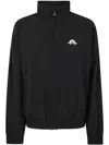 Marine Serre Recycled Nylon Track Jacket Clothing In Black