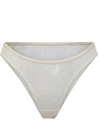 MARINE SERRE MARINE SERRE BRIEFS WITH RECYCLED FABRIC
