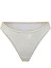 Marine Serre Patterned-jacquard Briefs In White