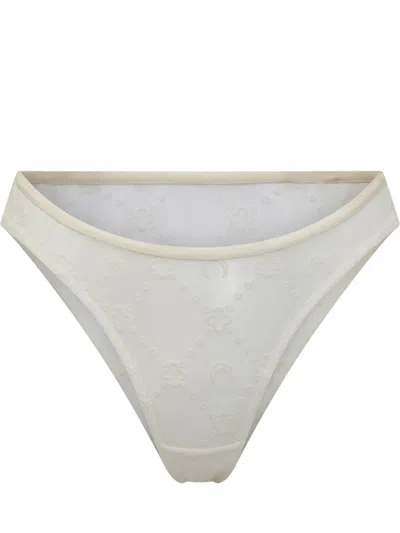 MARINE SERRE MARINE SERRE BRIEFS WITH RECYCLED FABRIC