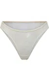 Marine Serre Patterned-jacquard Briefs In White