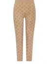 Marine Serre Recycled Strass Leggings In Neutral