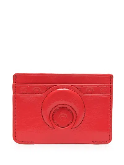 MARINE SERRE RED MOON-EMBOSSED CARDHOLDER