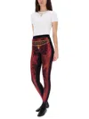 Marine Serre Red Polyamide Trousers In Red