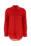 Marine Serre Crescent Moon-printed Buttoned Shirt