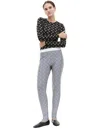Marine Serre Fuseaux Moon Reflective Leggings In Grey