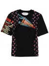 Marine Serre Regenerated Graphic T-shirt In Multi