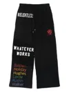 Marine Serre Regenerated Graphic Track Pants In 黑色
