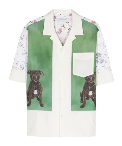 Marine Serre Regenerated Household Cotton Shirt