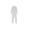 Marine Serre Regenerated Jersey Catsuit In Bianco