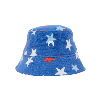 Pre-owned Marine Serre Regenerated Jersey Jacquard Towels Bucket Hat 'multicolor' In Multi-color
