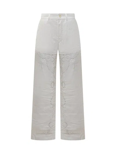 Marine Serre Regenerated Pants In White