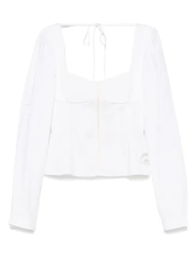 Marine Serre Regenerated Shirt In White