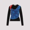 Marine Serre Multicolor Scarves Draped Top In Multicolor