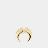 Marine Serre Regenerated Single Moon Earring