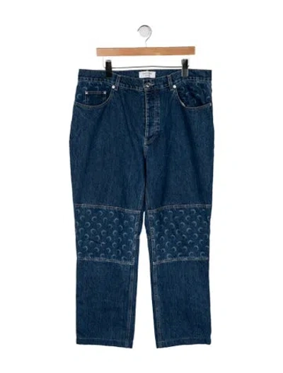 Pre-owned Marine Serre Relaxed Fit Jeans In Blue