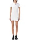 Marine Serre Organic Cotton Rib T-shirt Dress