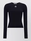 Marine Serre Crescent Moon-embroidered Sweater