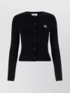 Marine Serre Core Knit Cardigan In Black