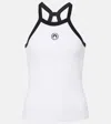 Marine Serre Ssense Exclusive White Tennis Court Tank Top In White