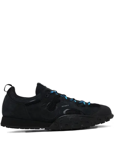 Marine Serre Rise Ii Suede Mesh Sneakers In Black