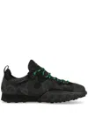 Marine Serre Womens Ms Rise Tyko Leather Low-top Trainers Blac In Black