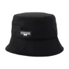 Marine Serre Satin Bucket Hat - Synthetic - Black In Black
