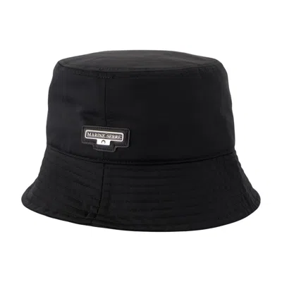 MARINE SERRE MARINE SERRE SATIN BUCKET HAT