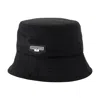 Marine Serre Satin Bucket Hat In Black