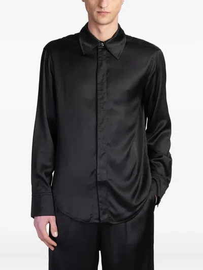 MARINE SERRE SATIN SHIRT