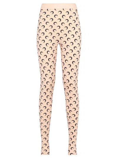 Marine Serre Second Skin All Over Moon Leggings In Multi