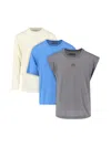 Marine Serre Set Of 2 T-shirts And Tank Top In Multi
