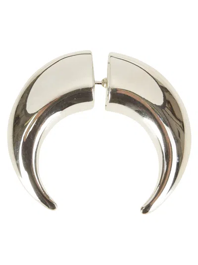 Marine Serre Shamanic Stud Single Earrings In Silver