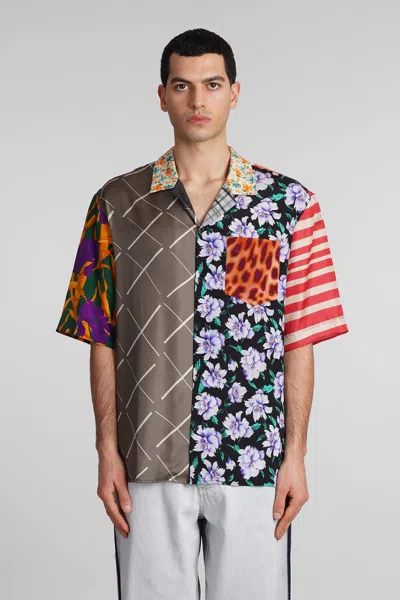 Marine Serre Shirt In Multicolor Silk