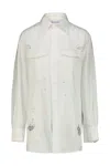 Marine Serre Shirt In Regenerated Household Linen Clothing