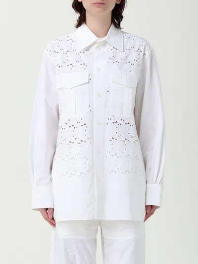 Marine Serre Shirt  Woman Color Beige In White