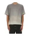 Marine Serre Faded Moon Jersey Relaxed T-shirt With All-over Print In Gray