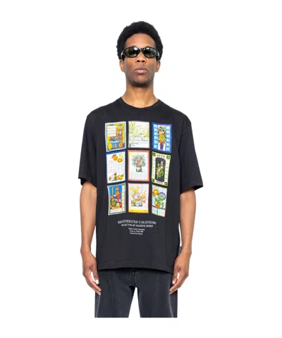 Marine Serre Short-sleeved T-shirt In Black