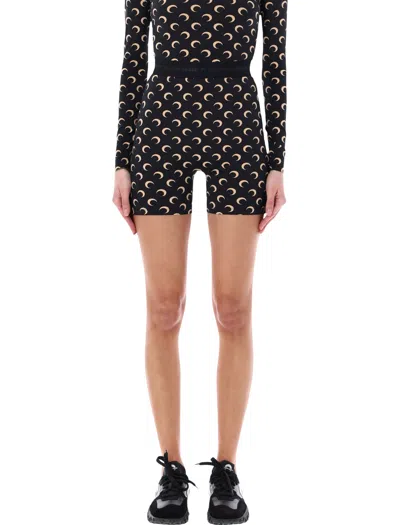 Marine Serre Shorts In Black