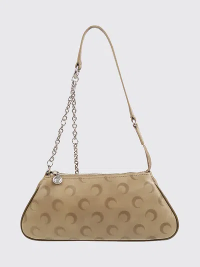 Marine Serre Shoulder Bag Woman Color Beige In Neutral