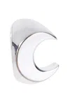 Marine Serre Regenerated Moon Ring In Silver