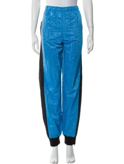 Pre-owned Marine Serre Skinny Leg Pants In Blue