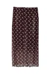 Marine Serre Skirt  Woman Color Brown In Brown
