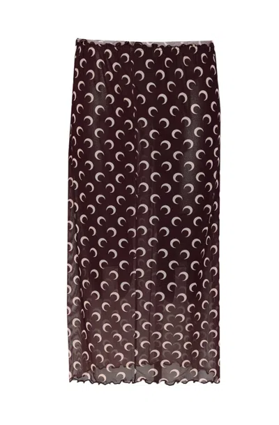 Marine Serre Skirts In Brown