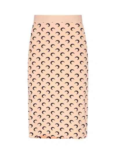 Marine Serre Skirts In Brown