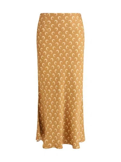 Marine Serre Skirts In Orange
