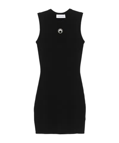 Marine Serre Sleeveless Dress In Black