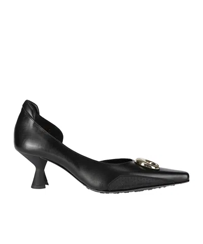 MARINE SERRE SLIP-ON HIGH HEELS