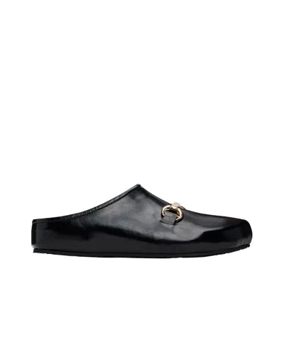 Marine Serre Slip-on Loafers In Black