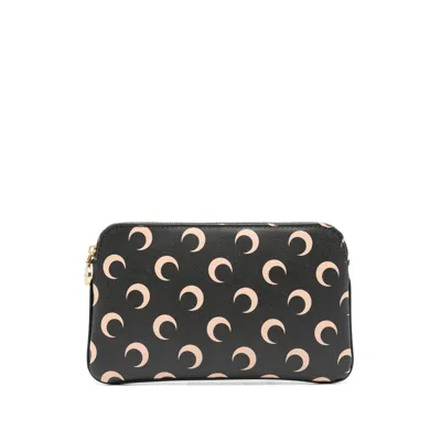 Marine Serre Small Leather Goods In Black